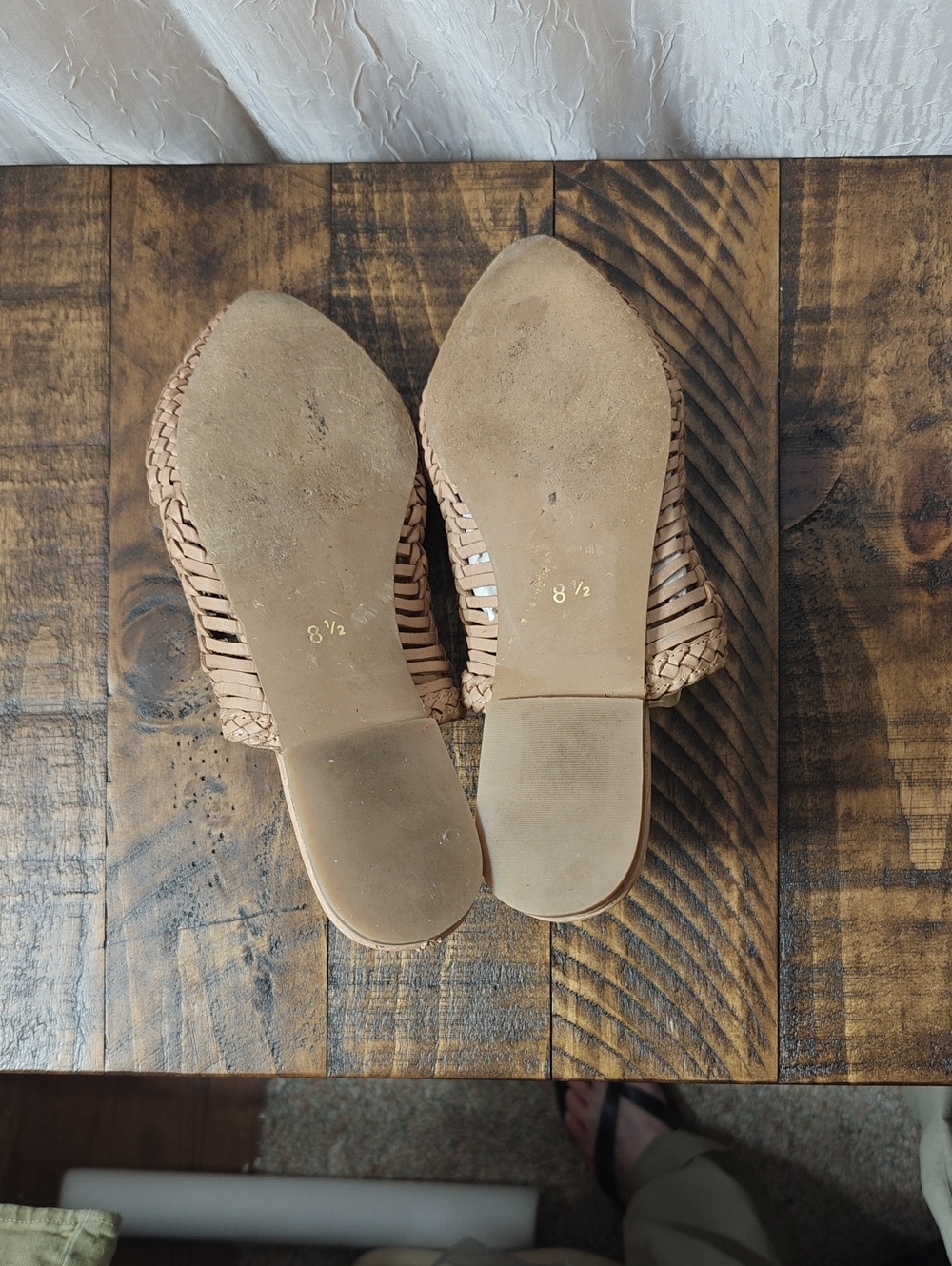 Splendid Woven Leather Mules - Picture 4 of 6